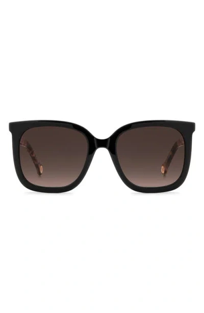 Carolina Herrera 55mm Gradient Square Sunglasses In Multi