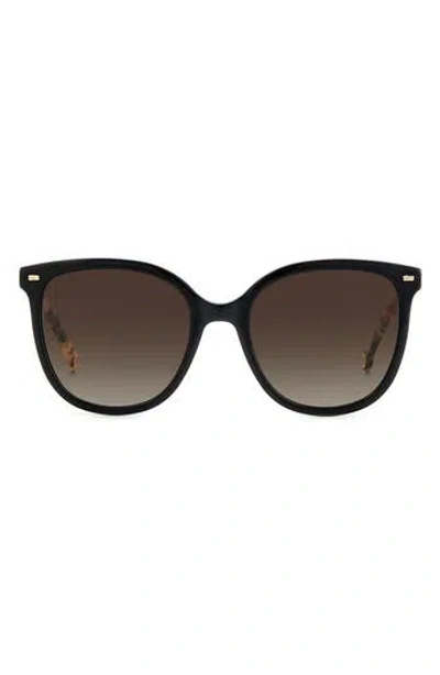 Carolina Herrera 55mm Round Sunglasses