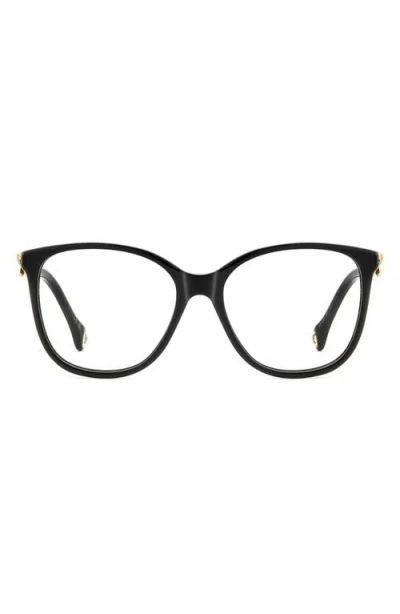 Carolina Herrera 55mm Square Optical Glasses In Purple