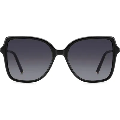Carolina Herrera 55mm Square Sunglasses In Black