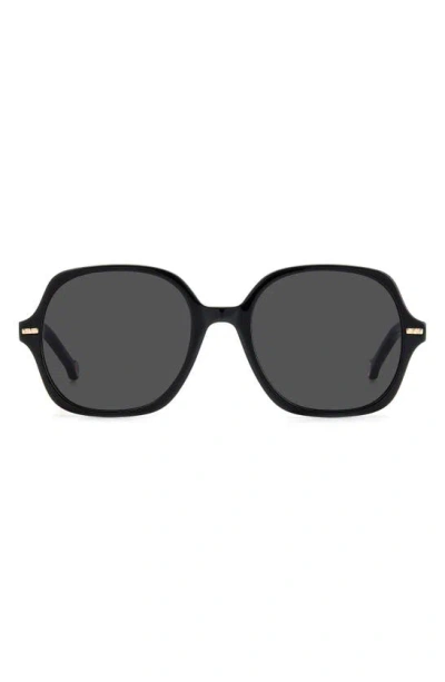 Carolina Herrera 55mm Square Sunglasses In Black