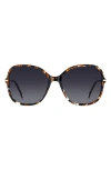 Carolina Herrera 58mm Gradient Square Sunglasses