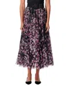 Carolina Herrera A-line Midi Skirt In Black