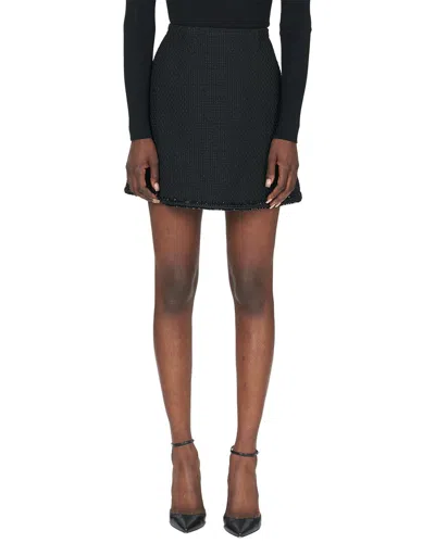Carolina Herrera A-line Mini Skirt In Black