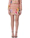 Carolina Herrera A-line Mini Skirt In Multi