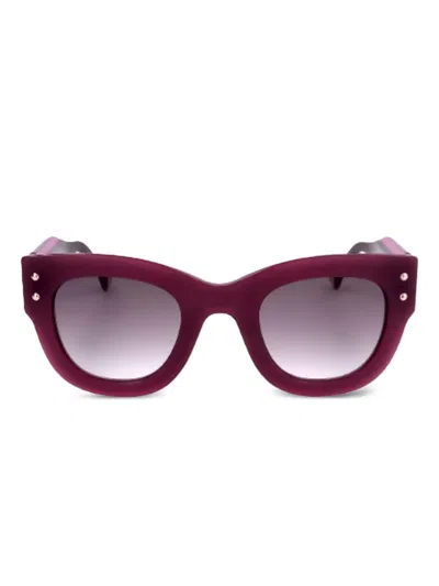 Carolina Herrera Acetate Double Shade Sunglasses