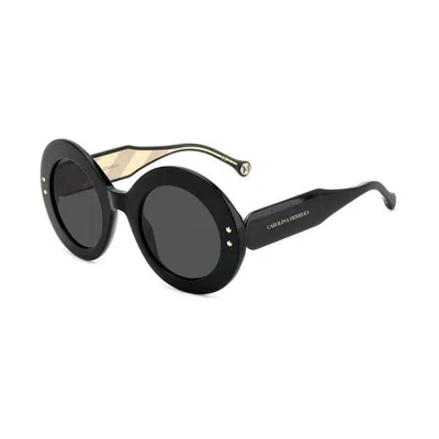 Carolina Herrera Acetate Women's Sunglasses In Black