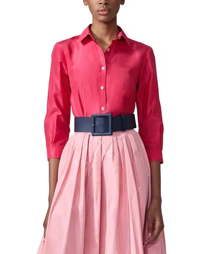 Carolina Herrera Ana Silk Shirt In Pattern