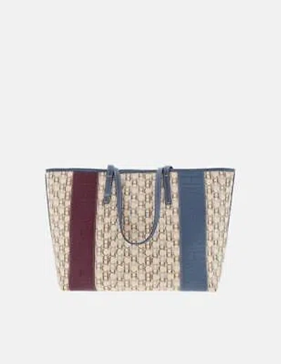 Pre-owned Carolina Herrera Bag  Shopping Traveller Maracaibo Stripes Side In Multicoloured