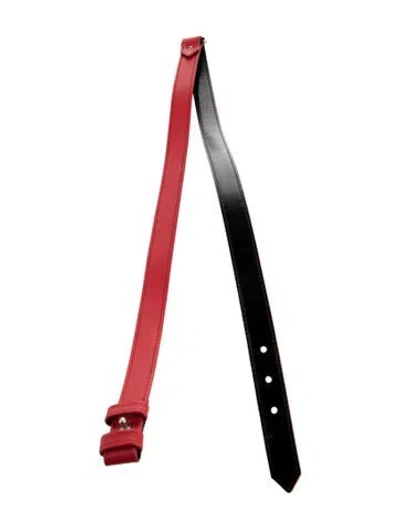 Pre-owned Carolina Herrera Bag Straps In Red