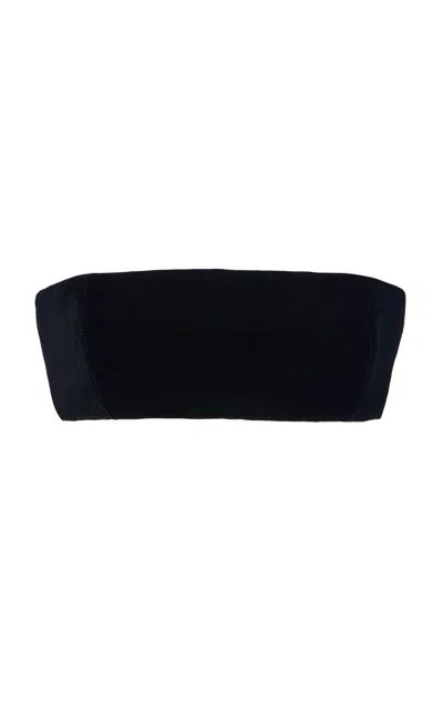 Carolina Herrera Bandeau Top In Black