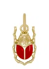 Carolina Herrera Beetle Charm In Red