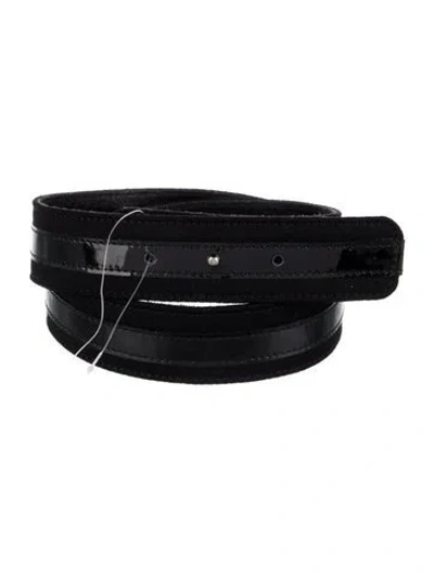 Pre-owned Carolina Herrera Belt Kit In Black