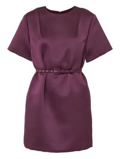 Carolina Herrera Minikleid Mit Gürtel In Animal Print