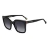 Carolina Herrera Black Acetate Sunglasses