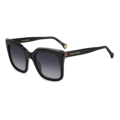 Carolina Herrera Black Acetate Sunglasses