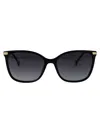 Carolina Herrera Black Acetate Sunglasses In Black