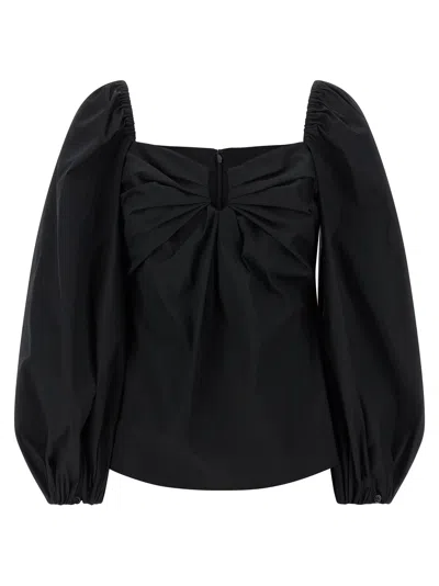 Carolina Herrera Black Cotton Tank Women's Tops