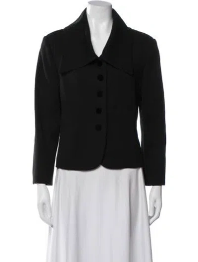 Pre-owned Carolina Herrera Blazer In Black