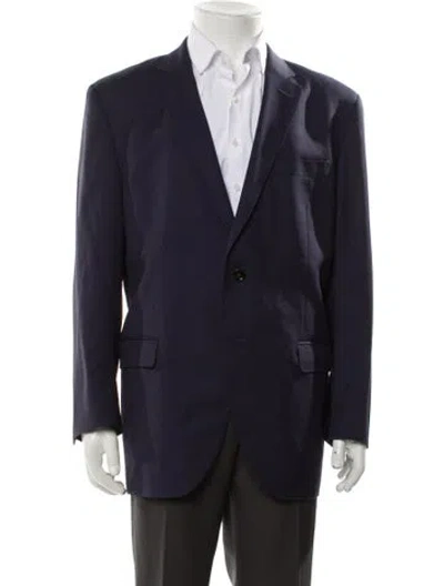 Pre-owned Carolina Herrera Blazer In Blue