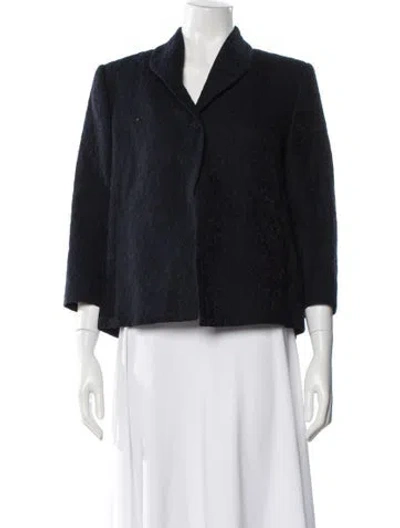 Pre-owned Carolina Herrera Blazer In Blue
