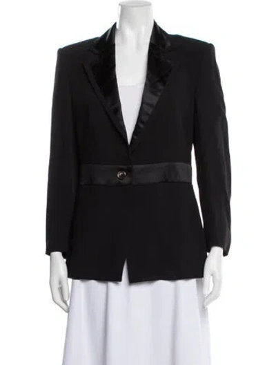 Pre-owned Carolina Herrera Blazer In Gray