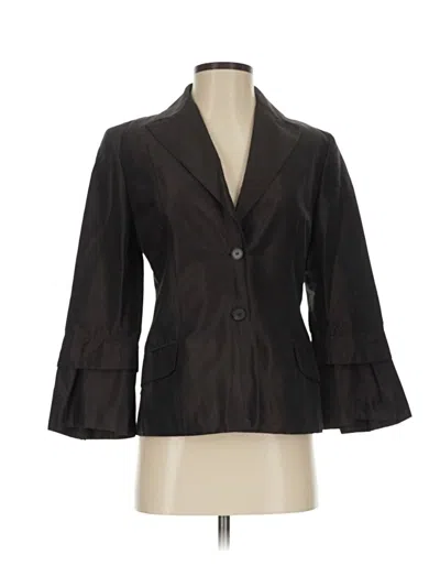 Pre-owned Carolina Herrera Blazer Jacket In Black
