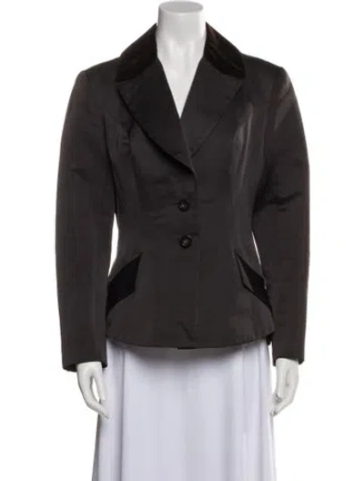 Pre-owned Carolina Herrera Blazer In Neutral