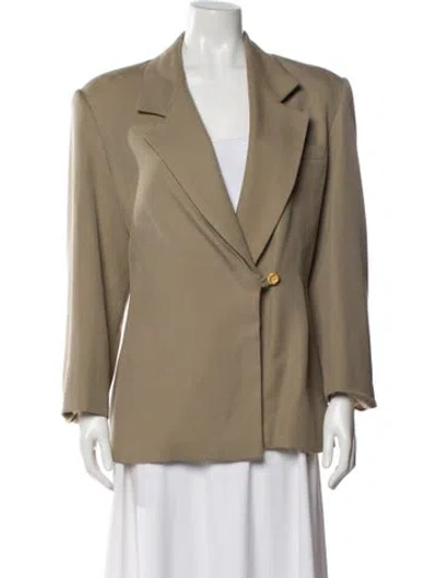 Pre-owned Carolina Herrera Blazer In Neutral