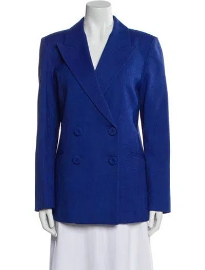 Pre-owned Carolina Herrera Blazer W/ Tags In Blue