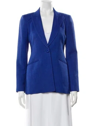 Pre-owned Carolina Herrera Blazer W/ Tags In Blue