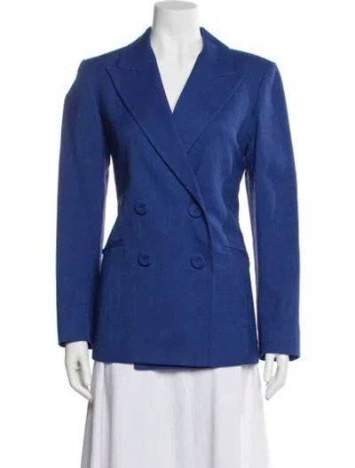 Pre-owned Carolina Herrera Blazer W/ Tags In Blue