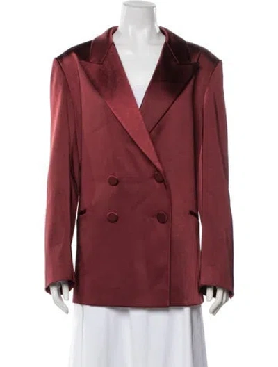 Pre-owned Carolina Herrera Blazer W/ Tags In Red