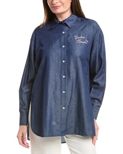 Carolina Herrera Blouse In 400-blue_blue