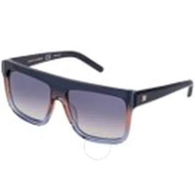 Carolina Herrera Blue Browline Ladies Sunglasses Shn617m 06pe 58 In Black