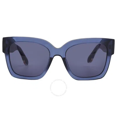 Carolina Herrera Blue Square Ladies Sunglasses Shn635 Ot31 54