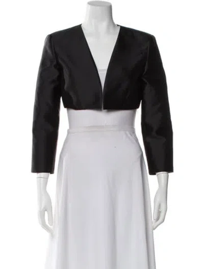 Pre-owned Carolina Herrera Bolero In Black