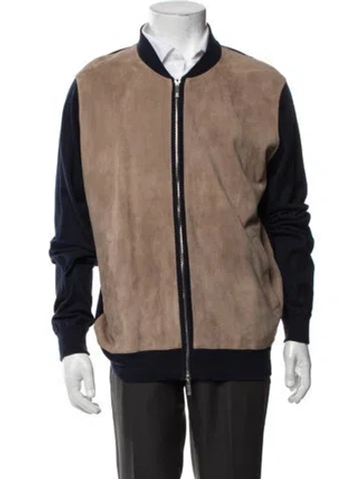 Pre-owned Carolina Herrera Bomber Jacket In Brown