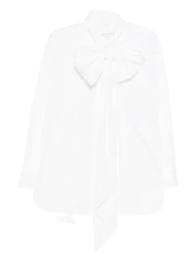 Carolina Herrera Bow-detail Blouse In White
