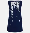 Carolina Herrera Bow-detail Embroidered Shift Dress