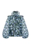 Carolina Herrera Bow-detailed Silk Top In Multi