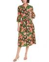 Carolina Herrera Floral-print Stretch-cotton Poplin Mini Shirt Dress