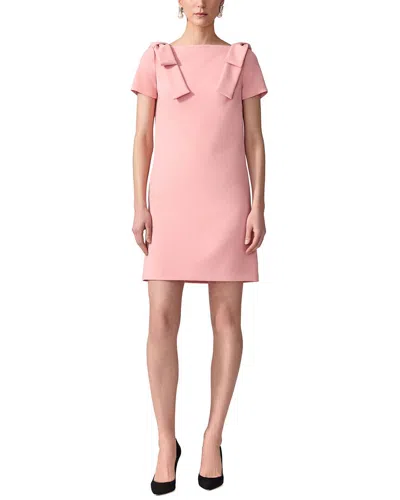 Carolina Herrera Bow Shift Dress In Pink