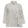 Carolina Herrera Bow Wrap Jacket In White Cotton In White