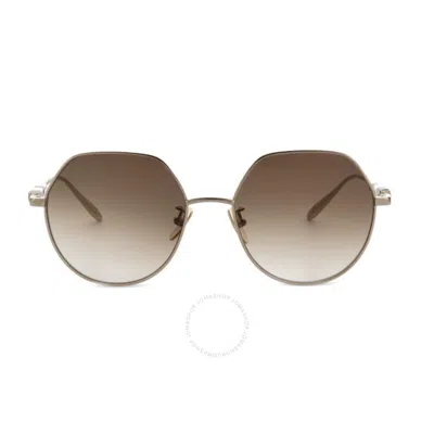 Carolina Herrera Browm Geometric Ladies Sunglasses Shn 066n 0594 54 In Gray