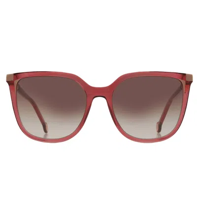 Carolina Herrera Brown Butterfly Ladies Sunglasses Her 0140/s 0g3i/ha/54