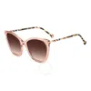 Carolina Herrera Brown Gradient Cat Eye Ladies Sunglasses Her 0091/s 0l93/ha 56