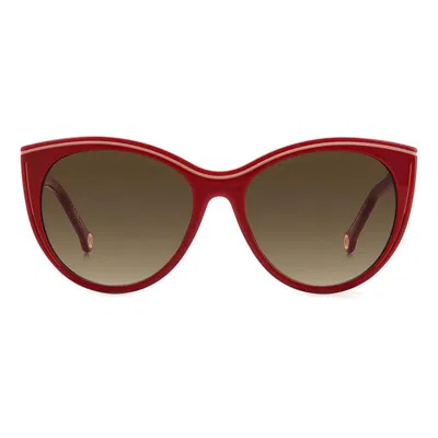 Carolina Herrera Brown Gradient Cat Eye Ladies Sunglasses Her 0142/s 0r9s/ha 56