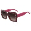 Carolina Herrera Brown Gradient Square Ladies Sunglasses Her 0178/s 00t5/ha 53
