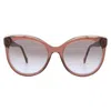 Carolina Herrera Brown Violet Cat Eye Ladies Sunglasses Her 0175/s 0nux/qr 57 In Brown